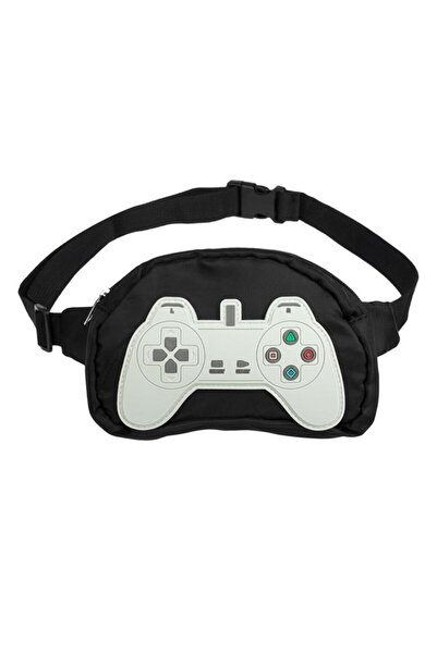 BAMI NETWORK Borseta Consola Gaming Poliester Negru Alb 17.5x4x13cm Baieti