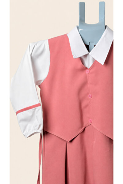 Rukn Ahlam Light Pink School Uniform with Stylish Vest