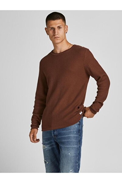 Jack & Jones Πλεκτό πουλόβερ "Carlos" κεραμιδί