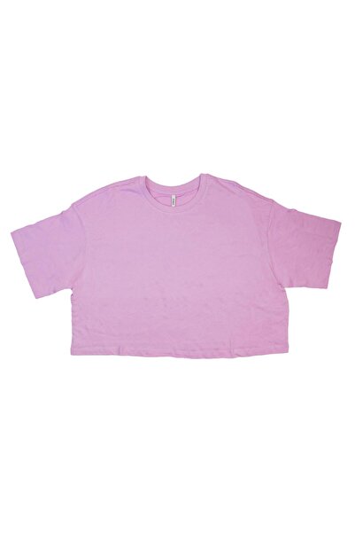ONLY Μπλούζα crop top "May" ροζ