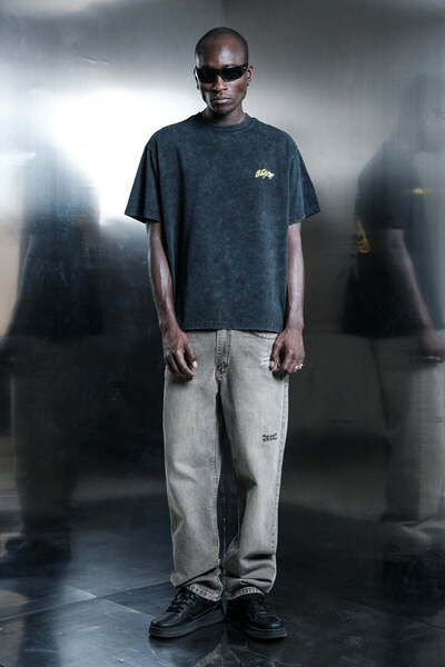 Catch Last Saints Acid Wash T-Shirt