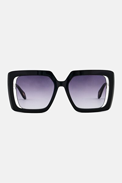 Just Cavalli Women SJC027 Square Sunglasses, Black