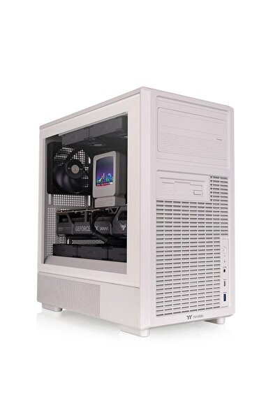 THERMALTAKE Carcasă Micro Tower M-ATX Retro 260 TG, SPCC, Sticlă securizată, Bej