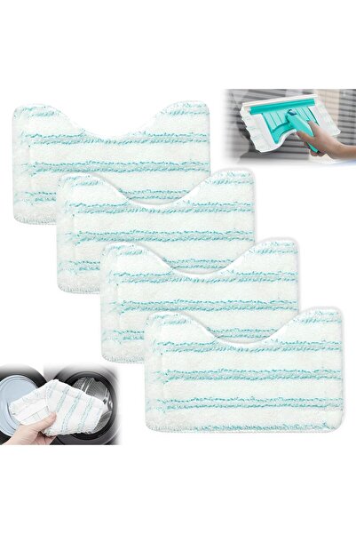 STARSTAR 4-Piece Bathroom Cleaning Cloth Set Microfiber Suitable Leifheit Scr...