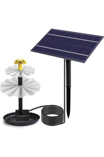 STARSTAR Outdoor solar fountain - 4 W DIY pond pump - 3-layer monocrystalline...