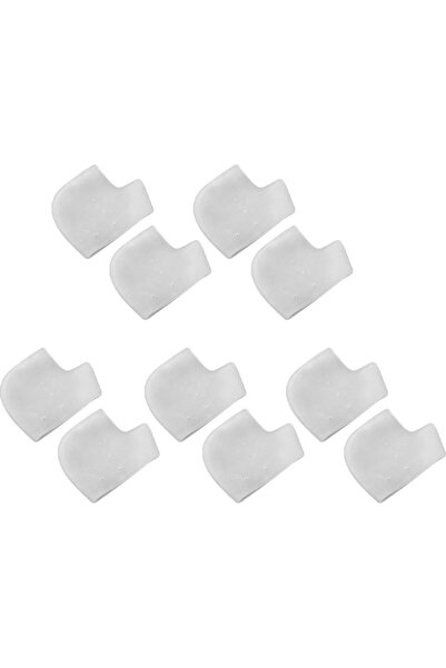 Morvena Picks 5 perechi de pernuțe din silicon pentru călcâi, unisex, branțur...