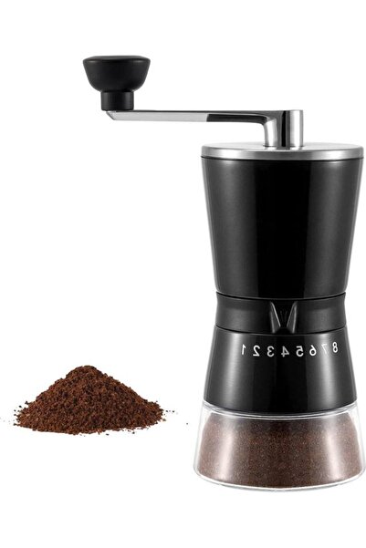 STARSTAR Manual coffee grinder with adjustable coarseness, 8-level conical ce...