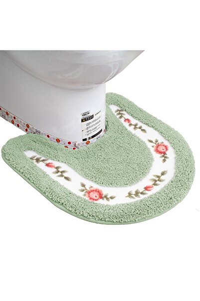 STARSTAR 50x50cm Non-slip Bathroom Rug, Rose Pattern, Soft and Absorbent, U-s...