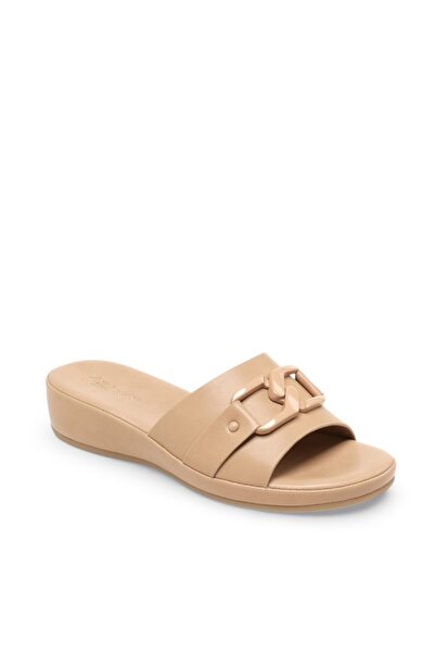 BATA Decorative Buckle Slide Sandals