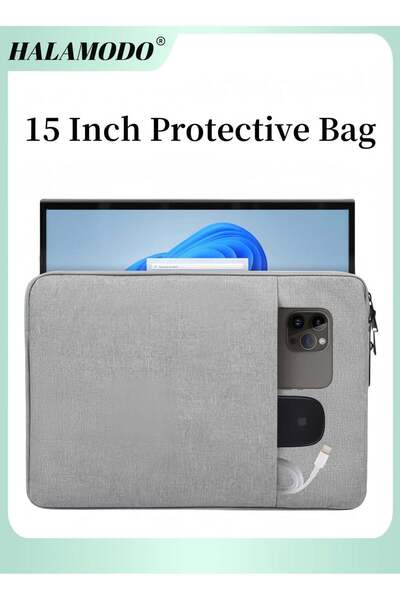 HALAMODO Protective Sleeve For Apple MacBook 15 Inch Grey