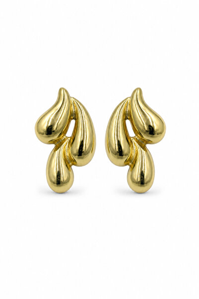 Jack Ferrero Yellow Color Drop Motif Stylish and Modern Bijouterie Earrings W...