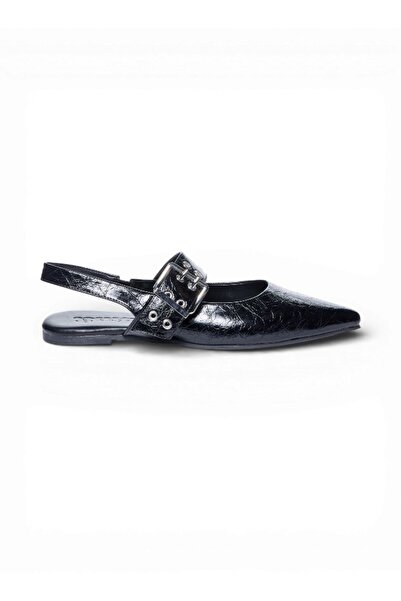 BATA Slingback Strap Flat Shoes