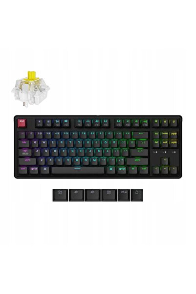 NO BRAND Tastatură mecanică Keychron cu iluminare de fundal USB internațional...