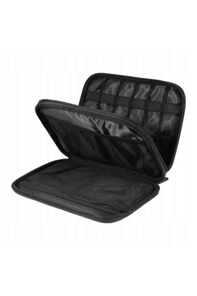 Ugreen Husă pentru hard disk HDD SSD cabluri de telefon 24,5 x 17,5 x 5 cm gri