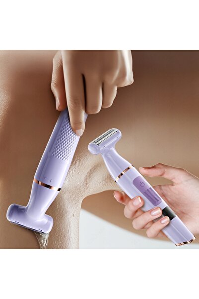 NO BRAND Trimmer electric de damă pentru zona bikinilor, axilă și picioare, U...