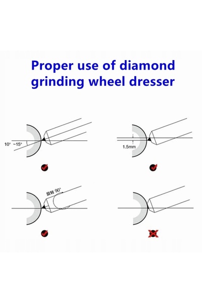 NO BRAND Disc abraziv cu diamant pentru rectificare 3mm 10mm