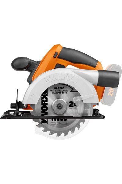 Faworyt Fierăstrău circular fără fir Worx WX529.9 0-3600 rpm 150 mm