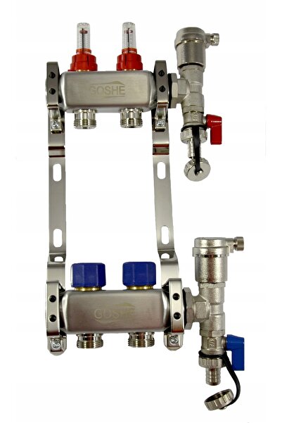 GOSHE DISTRIBUITOR PENTRU SISTEM DE ÎNCĂLZIRE ÎN PARDOSEALĂ, 2 SECȚII CIRCUIT...