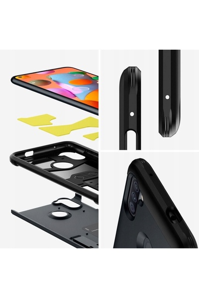 Spigen Husă Galaxy M11, Tough Armor MagSafe, blindată, cu suport