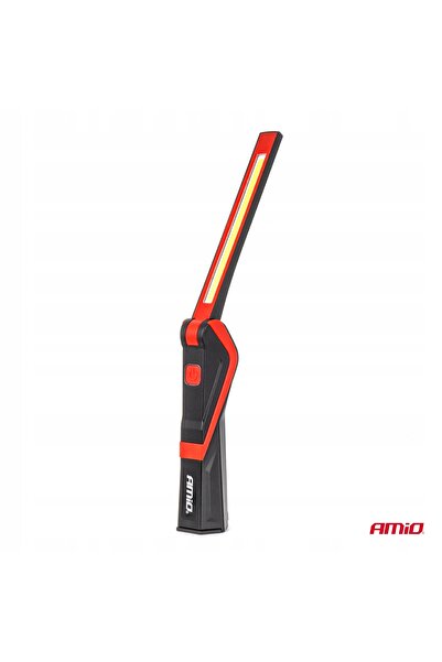 AMIO 5W 2600MAH 500LM Lampă de inspecție LED COB, Lampă de lucru magnetică, L...