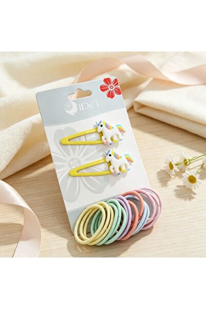 idei Set complet accesorii de păr pentru fete mici, 2 agrafe decorative și 16...