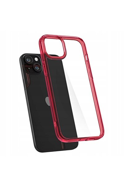 Spigen Husă Ultra Hibridă pentru iPhone 15 Plus roșie