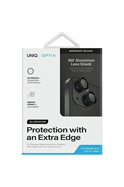 uniq Protector lentilă cameră Optix din aluminiu iPhone 15 6.1 " / 15 Plus 6....