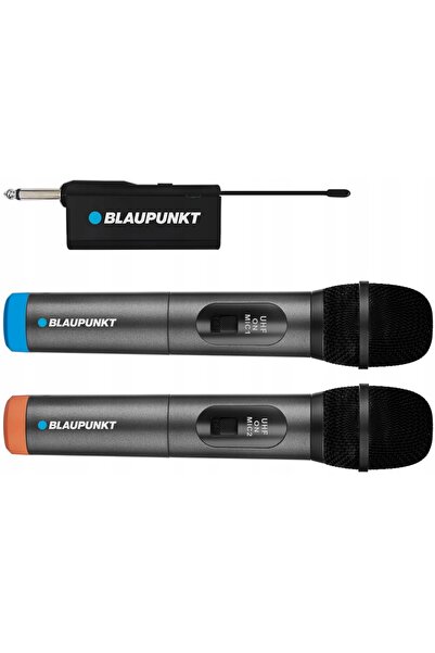 Blaupunkt 2 x Microfon wireless cu transmițător + 4x Baterii + Accesorii