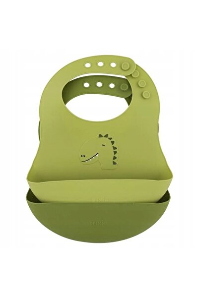Trixie Set de 2 bavețele din silicon Dinozaur pentru bebeluși