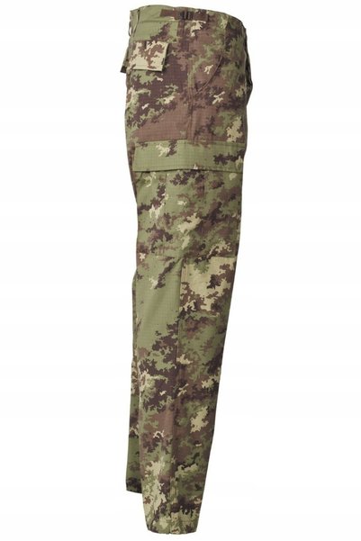 NO BRAND Pantaloni de luptă US Rip-Stop Vegetato, MFH, BDU clasic, întăriți S