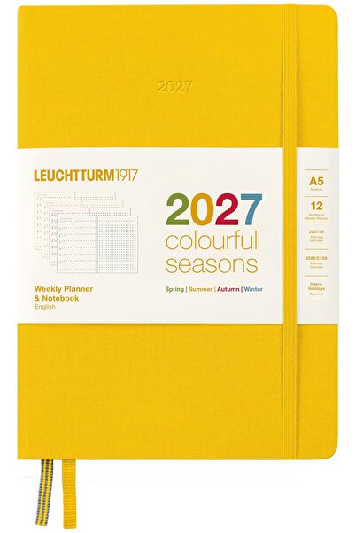 NO BRAND Agendă săptămânală punctată A5 2027 Leuchtturm1917 VARĂ