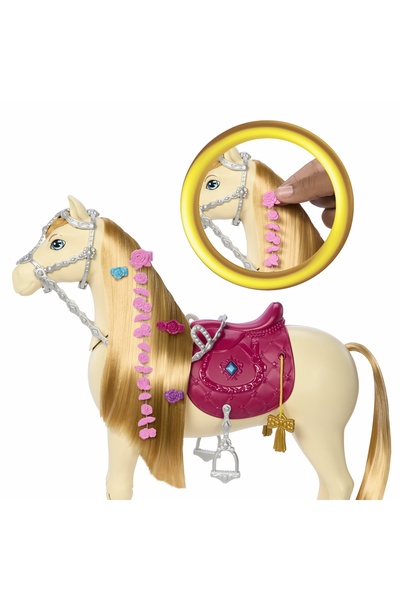 Barbie Jucărie interactivă Cal Dansator cu Sunete și Accesorii HXJ42