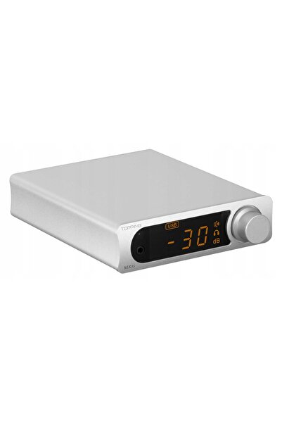 NO BRAND Topping MX3s (Argintiu) |   DAC AKM |   Bluetooth |   Clasa D |   Pi...