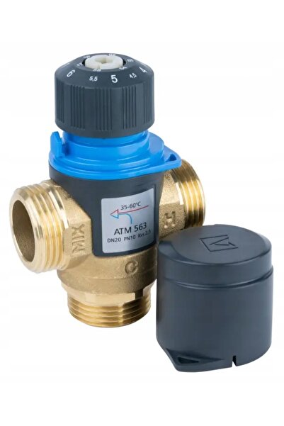 NO BRAND Robinet termostatic de amestec din alamă ATM 563 1 "35-60 ° C 2.5 m³...