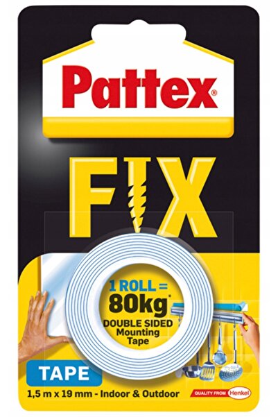 NO BRAND 3x Bandă adezivă dublă PATTEX FIXARE PUTERNICĂ 120 kg 1,5m x 19mm