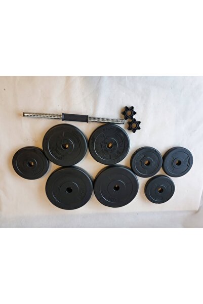 Spokey Set de gantere bituminoase reglabile pentru antrenament, 20 kg, rezist...