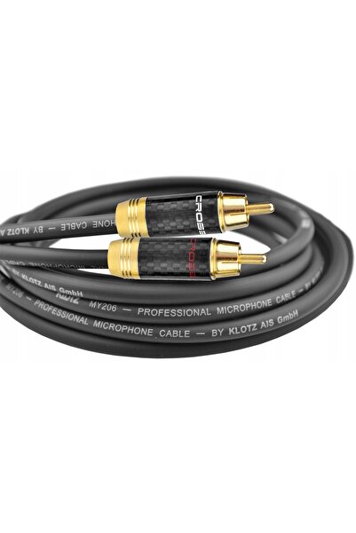 NO BRAND Cablu XLR tată la 2 RCA Klotz 8m