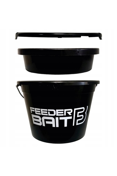 NO BRAND Wiadro Feeder Bait 13 litri (set de 3 piese)