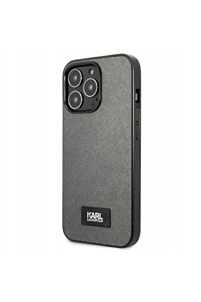 Apple Husă pentru iPhone 13 Pro / 13, Karl Lagerfeld Saffiano Plaque, din piele