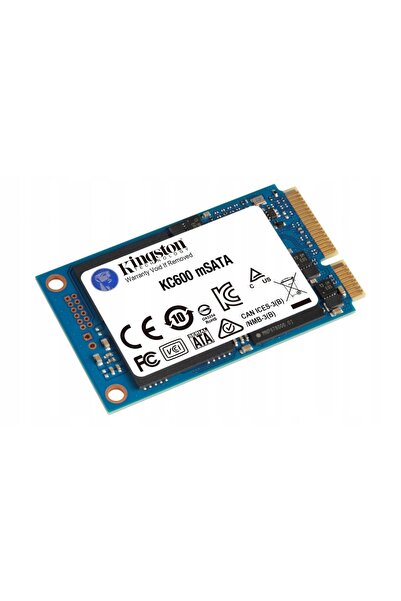Kingston SSD KC600 256GB mSATA 1.8 " (550/500 MB/s) NAND 3D TLC