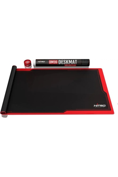 Nitro Covoraș de birou CONCEPTS DESKMAT DM16, 1600X800MM - Negru-Roșu