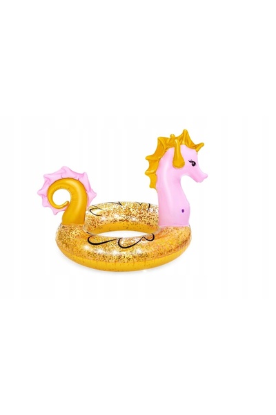 BESTWAY Colac de înot SEAHORSE cu sclipici 9971