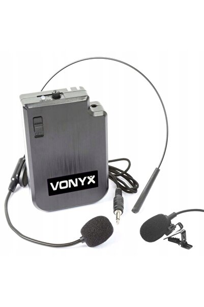 NO BRAND KIT HEADSET UHF 2X MICROFONE + TRANSMITĂTOR