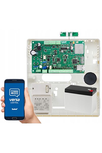 SATEL KIT SISTEM DE ALARMĂ LTE GSM SMS 6 SENZORI PANOU LCD CITITOR RFID APLIC...