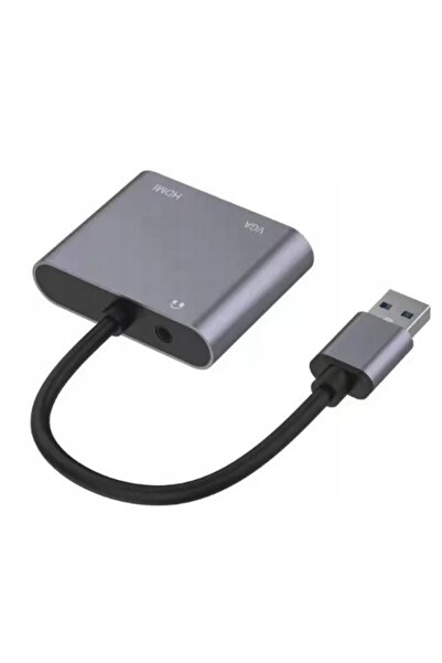 NO BRAND ADAPTOR CONVERTOR USB 3.0 LA HDMI VGA CABLU CONVERTOR SPLITTER