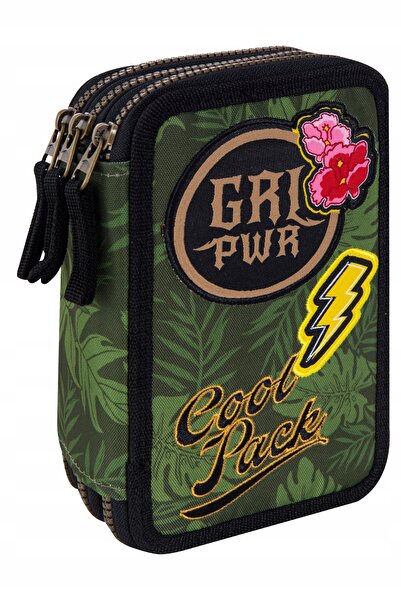 NO BRAND COOLPACK Girl Power PENAR TRIPLU cu Echipament pentru fete 67157