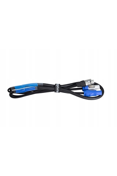 NO BRAND EUROLITE Cablu Combi DMX PCON/3PIN XLR, Alimentare-Semnal, 1.5M