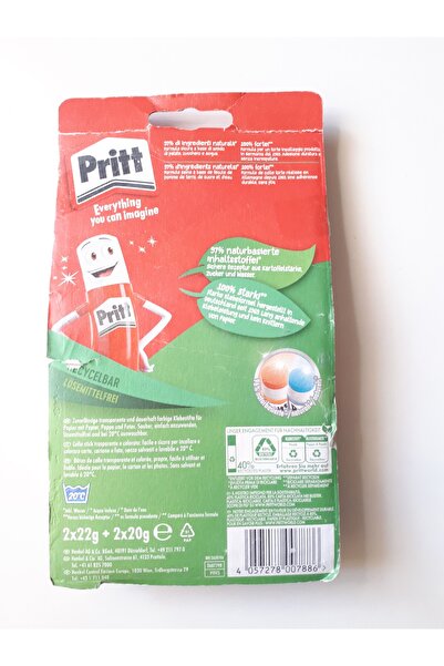 NO BRAND PRITT MULTIPACK BĂȚELEȚE ADEZIVE ALBE 4 X 22G