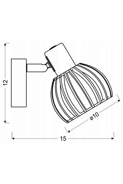 NO BRAND Aplică de perete Candellux albă E14 25 W