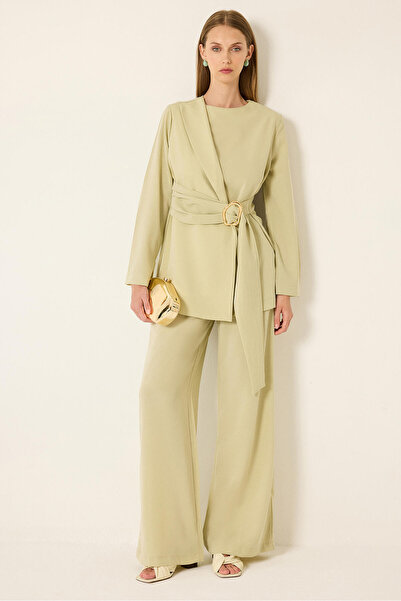 Touché Privé Gold Buckle Tunic Pants Set
